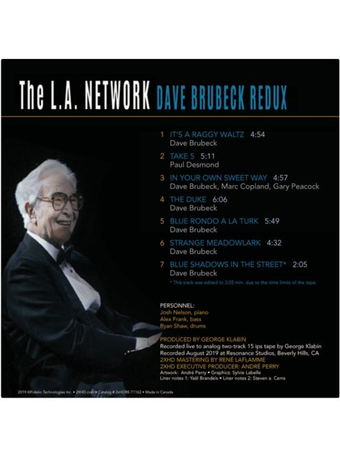 2XHD THE L.A. NETWORK, DAVE BRUBECK REDUX mesterszalag