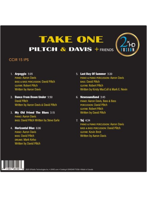 2XHD Piltch & Davis – Take one mesterszalag