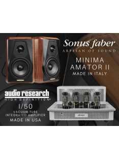 Audio Research i/50 + Sonus Faber Minima Amator II