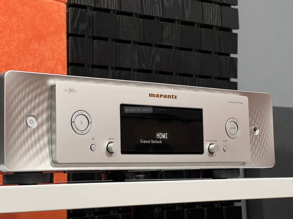 Marantz CD 50n hálózati CD-lejátszó teszt