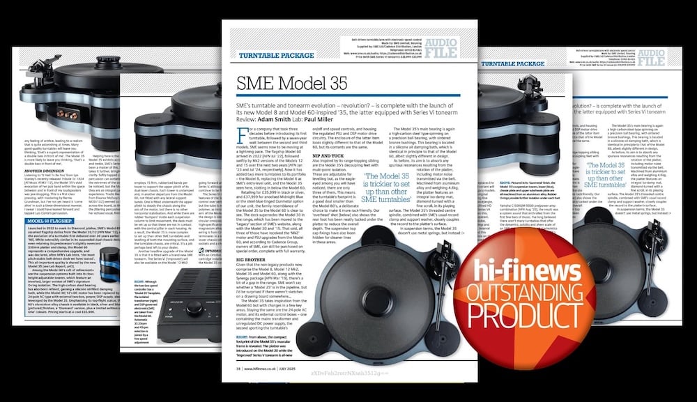 SME Model 35 teszt - HiFiNews